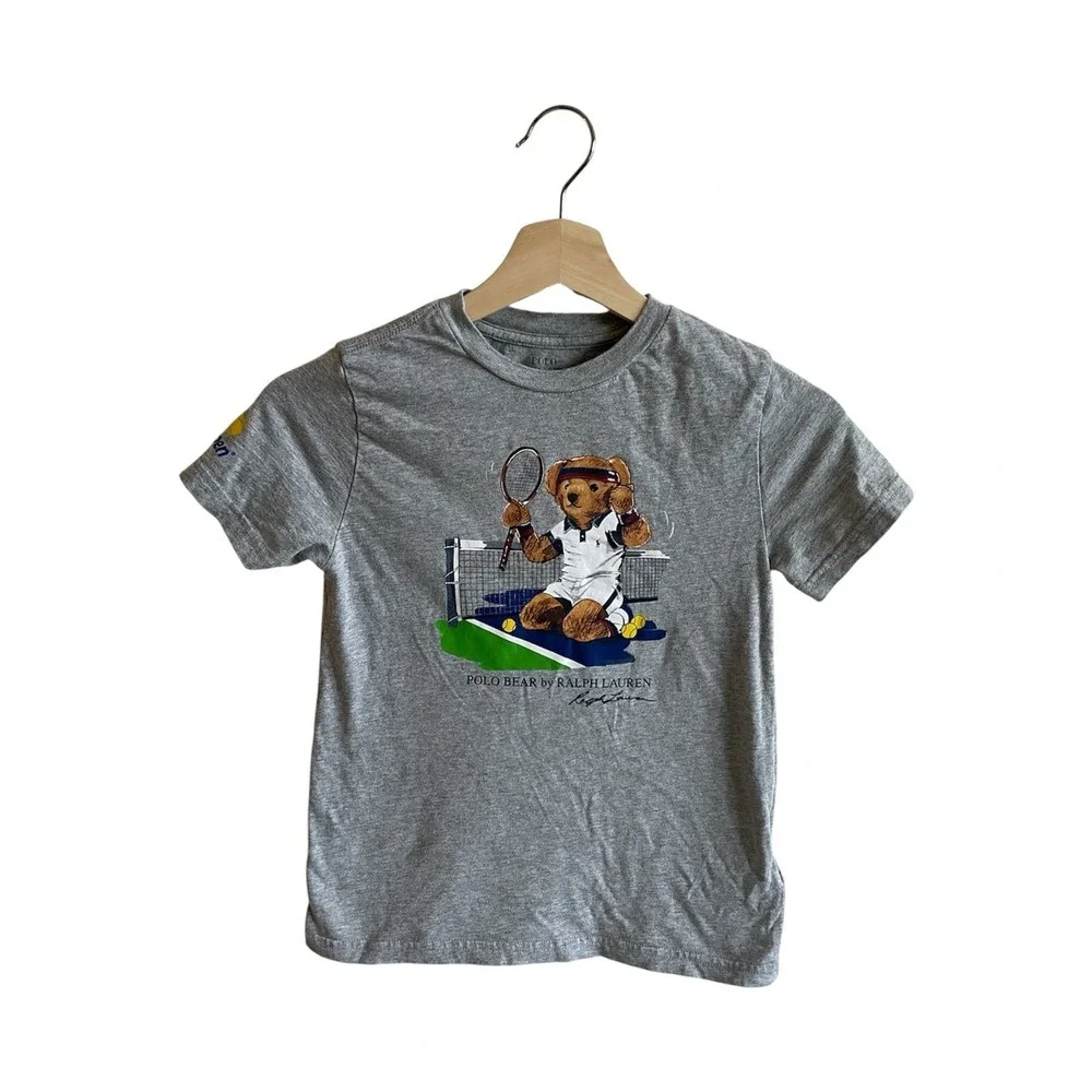 Rare Ralph Lauren 2022 US Open Tennis Championships Edition Polo Bear Cotton Tee